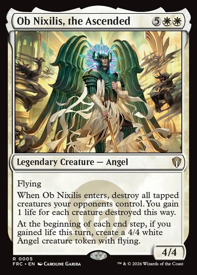 Ob Nixilis, the Ascended, Reality Fracture Commander Card Art