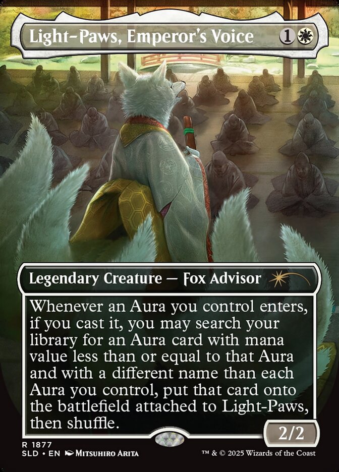 Light-Paws, Emperor's Voice, Secret Lair Drop Card Art