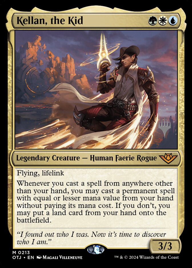 Kellan, the Kid, Outlaws Of Thunder Junction Promos Card Art