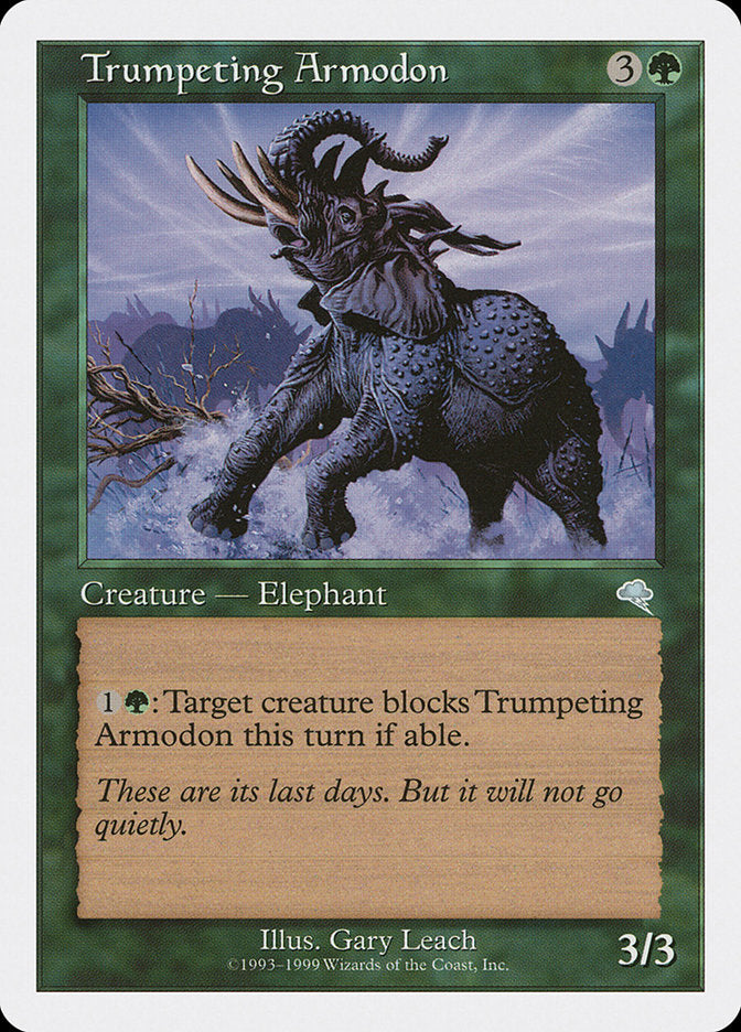 Trumpeting Armodon, Battle Royale Box Set Card Art