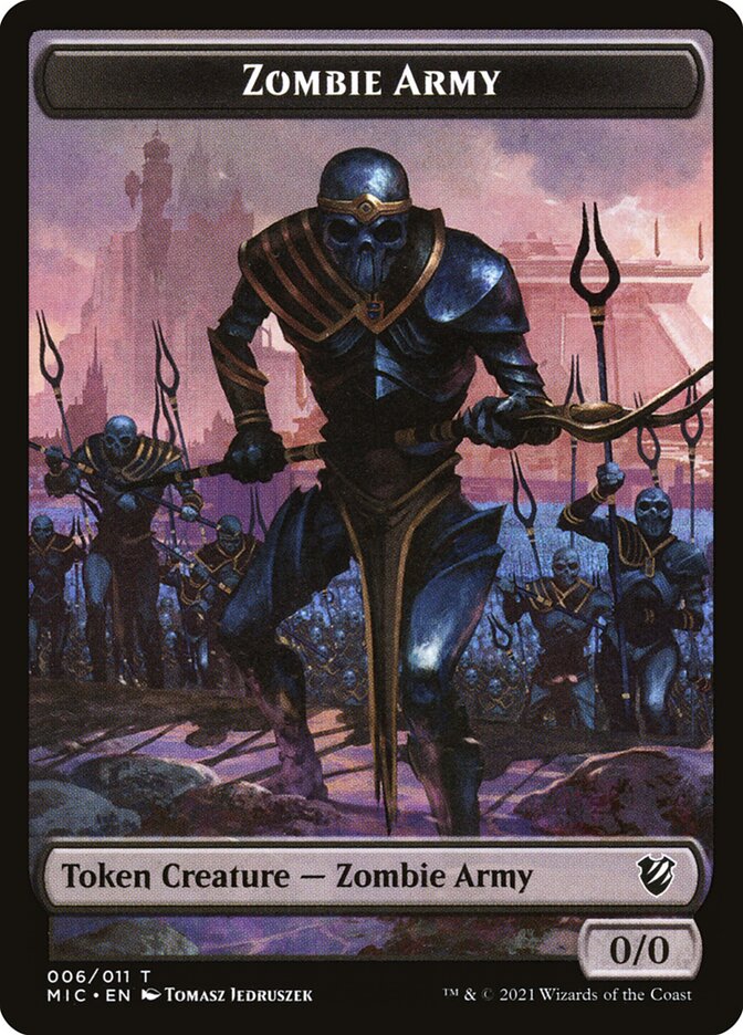 Zombie Army, Midnight Hunt Commander Tokens Card Art
