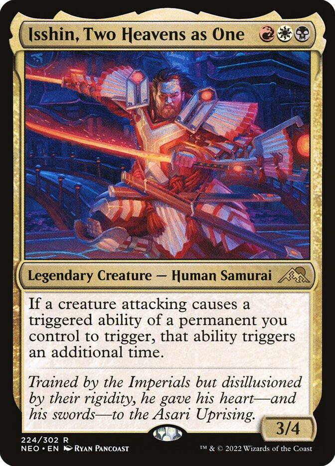 Isshin, Two Heavens as One, Kamigawa: neon dynasty Card Art