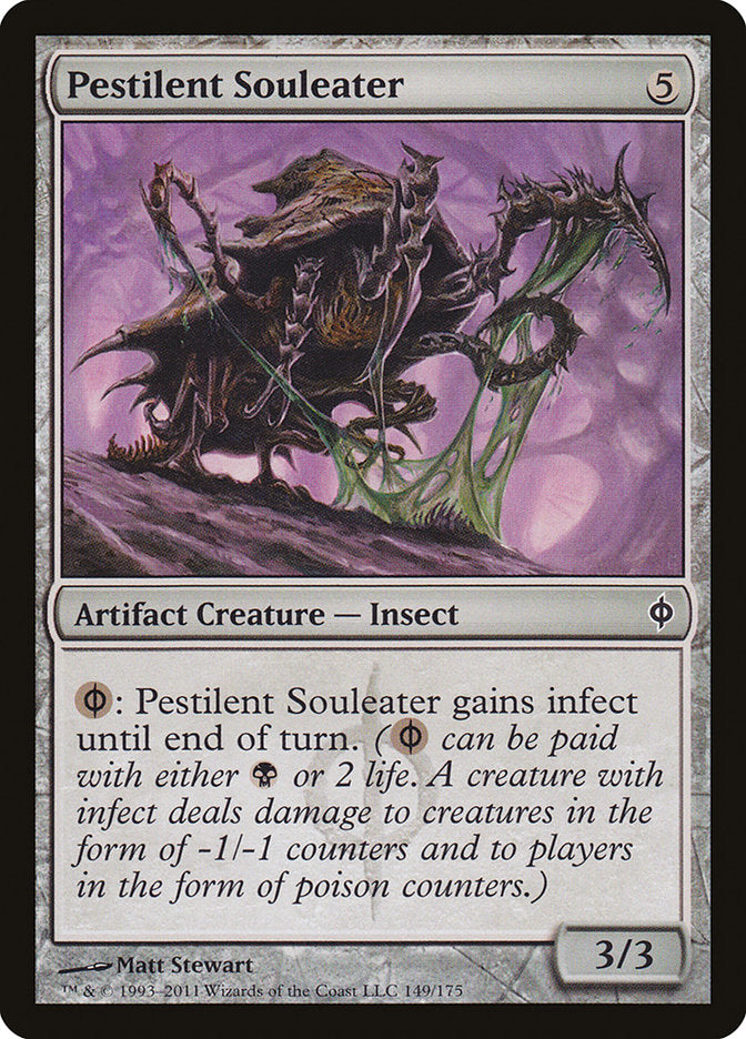 Pestilent Souleater, New phyrexia Card Art
