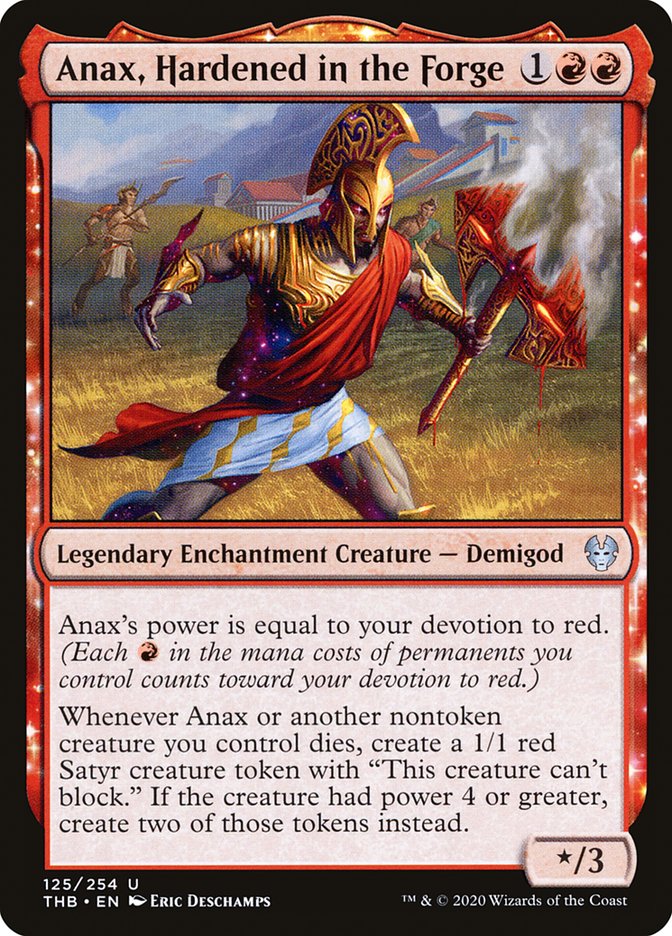 Anax, Hardened in the Forge, Theros beyond death Card Art