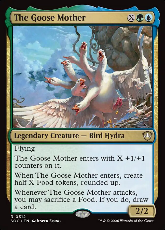 The Goose Mother, Secrets Of Strixhaven Commander Card Art