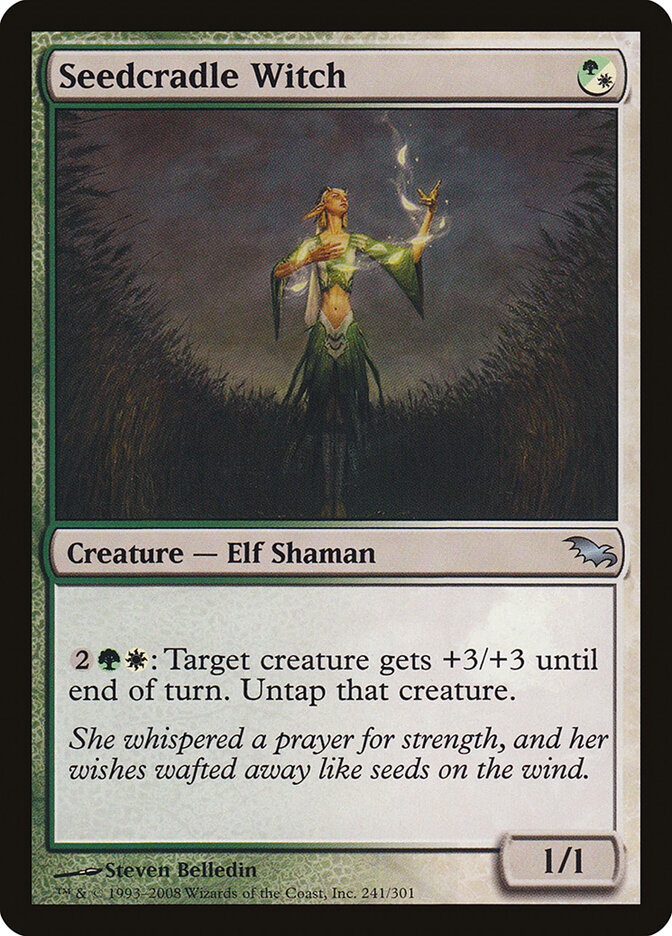 Seedcradle Witch, Shadowmoor Card Art