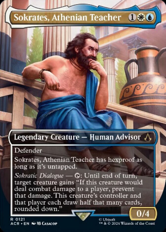 Sokrates, Athenian Teacher, Assassin'S Creed Card Art