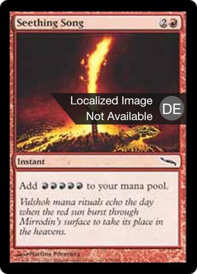 Seething Song, Mirrodin Card Art
