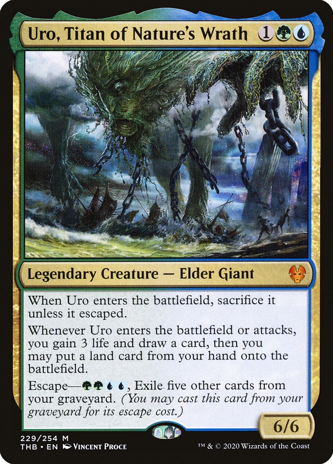 Uro, Titan of Nature's Wrath, Theros beyond death Card Art
