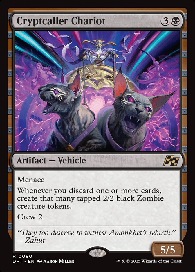 Cryptcaller Chariot, Aetherdrift Card Art