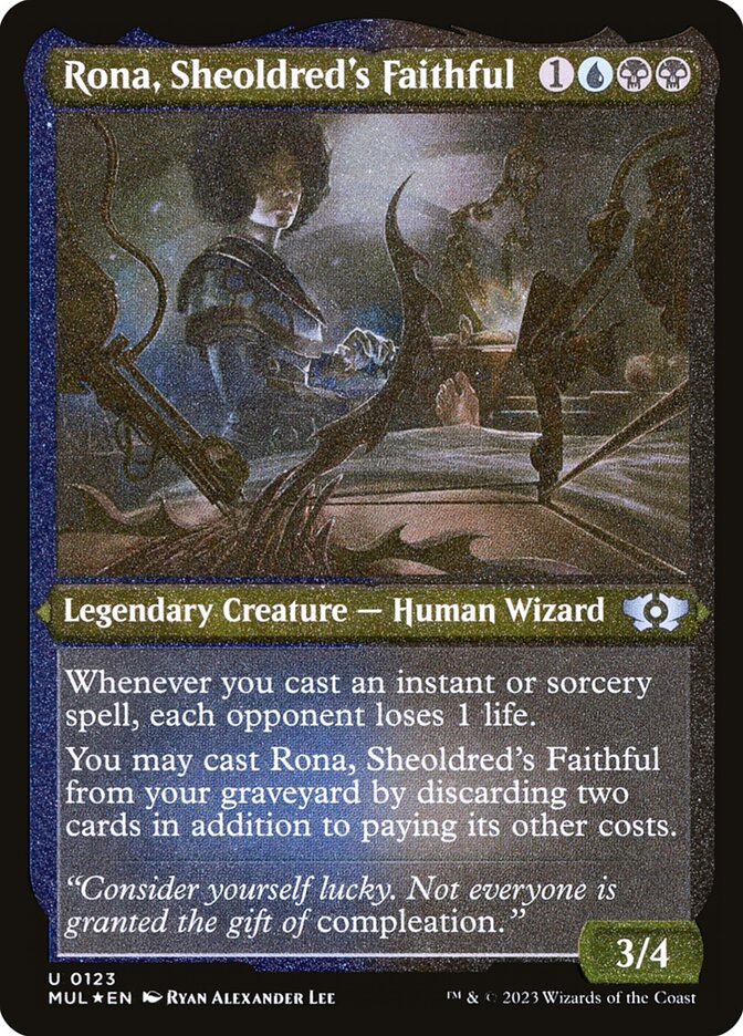 Rona, Sheoldred's Faithful - Etched Foil