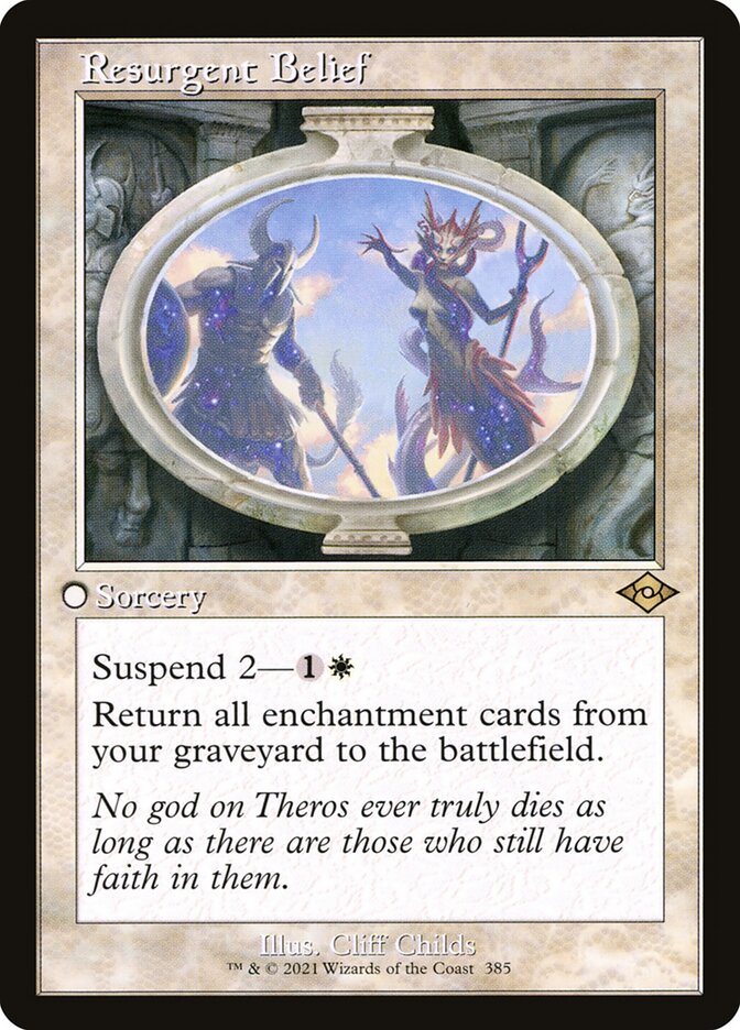 Resurgent Belief, Modern horizons 2 Card Art