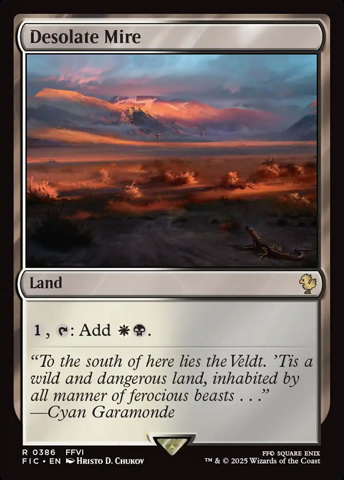 Desolate Mire, Final fantasy commander Card Art