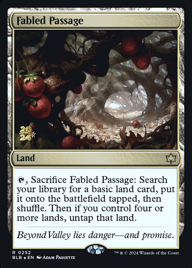 Fabled Passage, Bloomburrow Promos Card Art