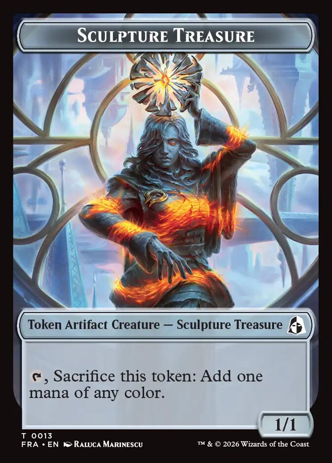 Sculpture Treasure, Reality Fracture Tokens Card Art