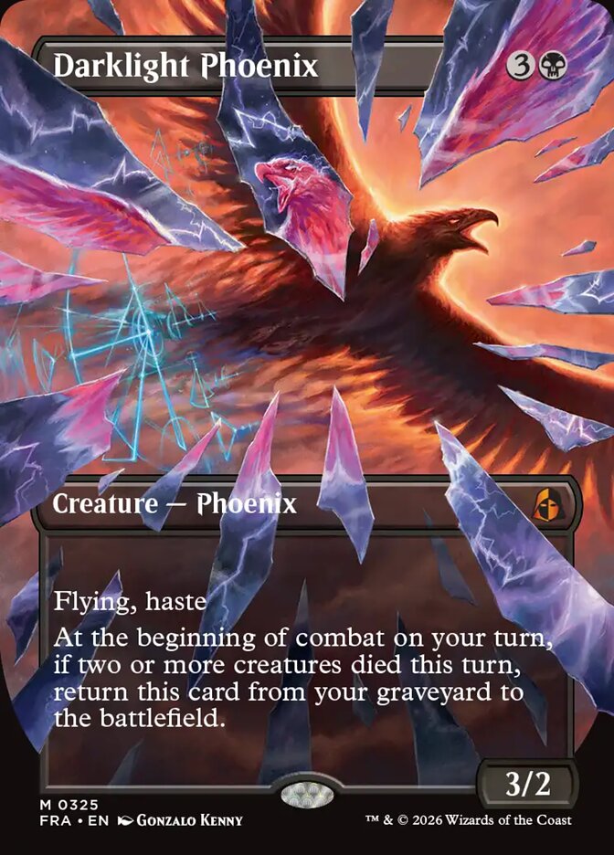 Darklight Phoenix, Reality Fracture Card Art