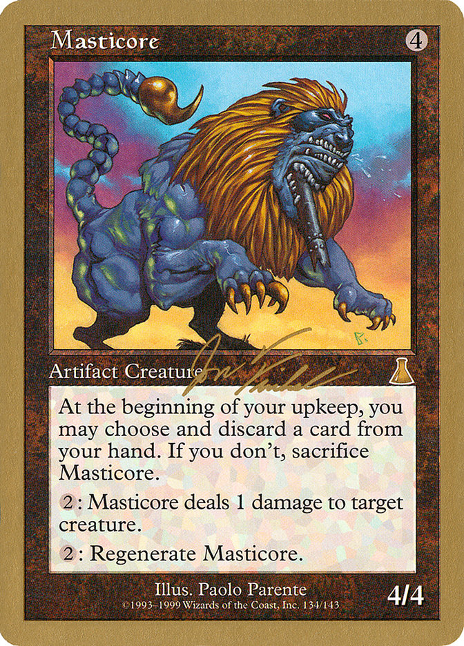 Masticore, World championship decks 2000 Card Art