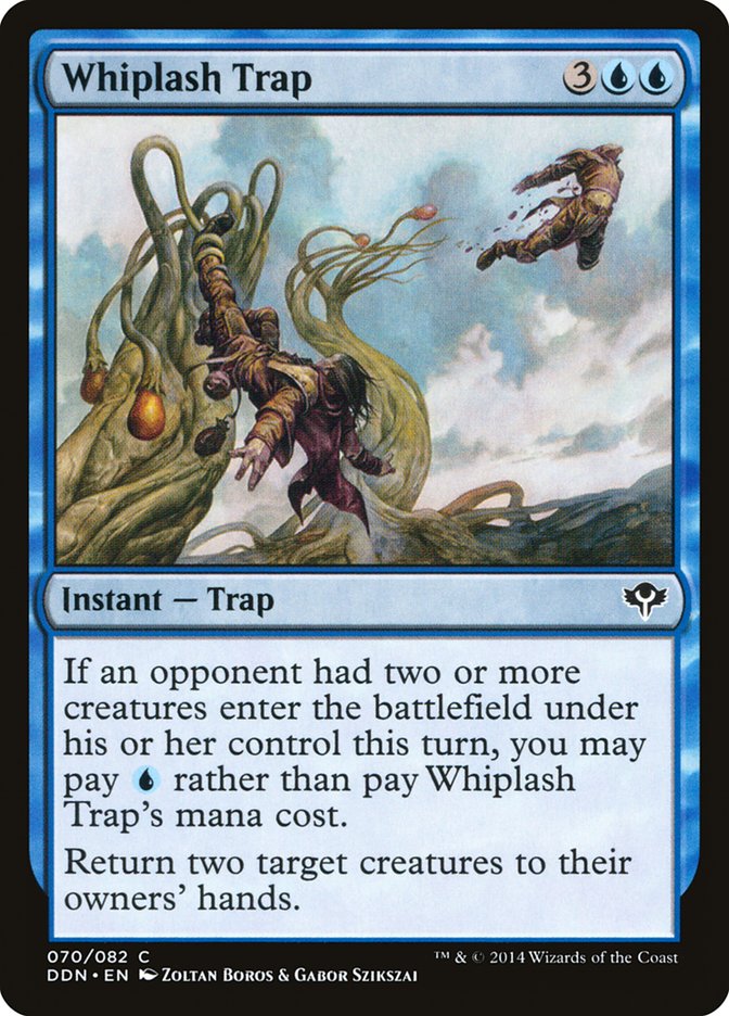 Whiplash Trap, Duel decks: speed vs. cunning Card Art