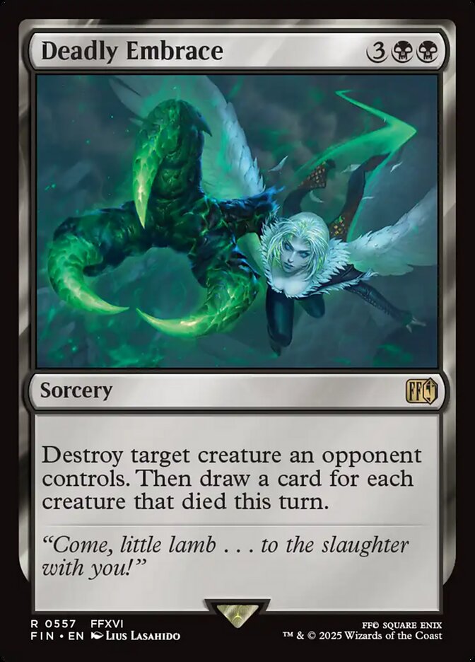 Deadly Embrace, Final fantasy Card Art