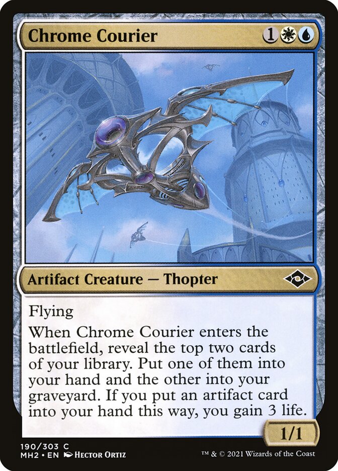 Chrome Courier, Modern horizons 2 Card Art