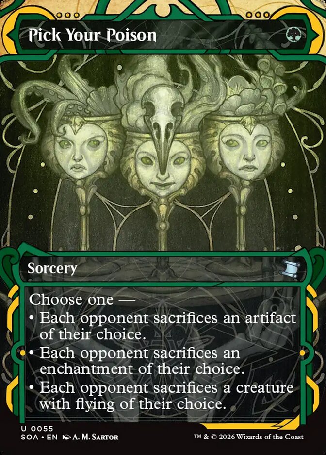 Pick Your Poison, Secrets Of Strixhaven Mystical Archive Card Art