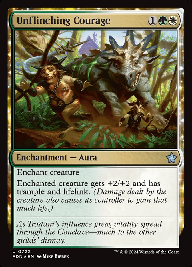 Unflinching Courage, Foundations Card Art