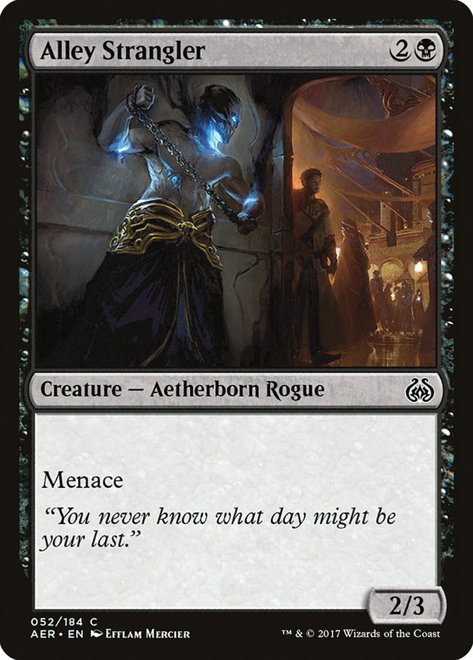 Alley Strangler, Aether Revolt Card Art