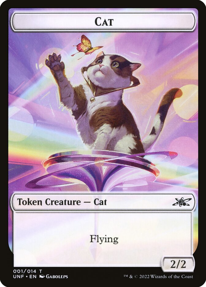 Cat, Unfinity Tokens Card Art