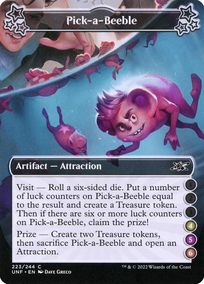 Pick-a-Beeble, Unfinity Card Art