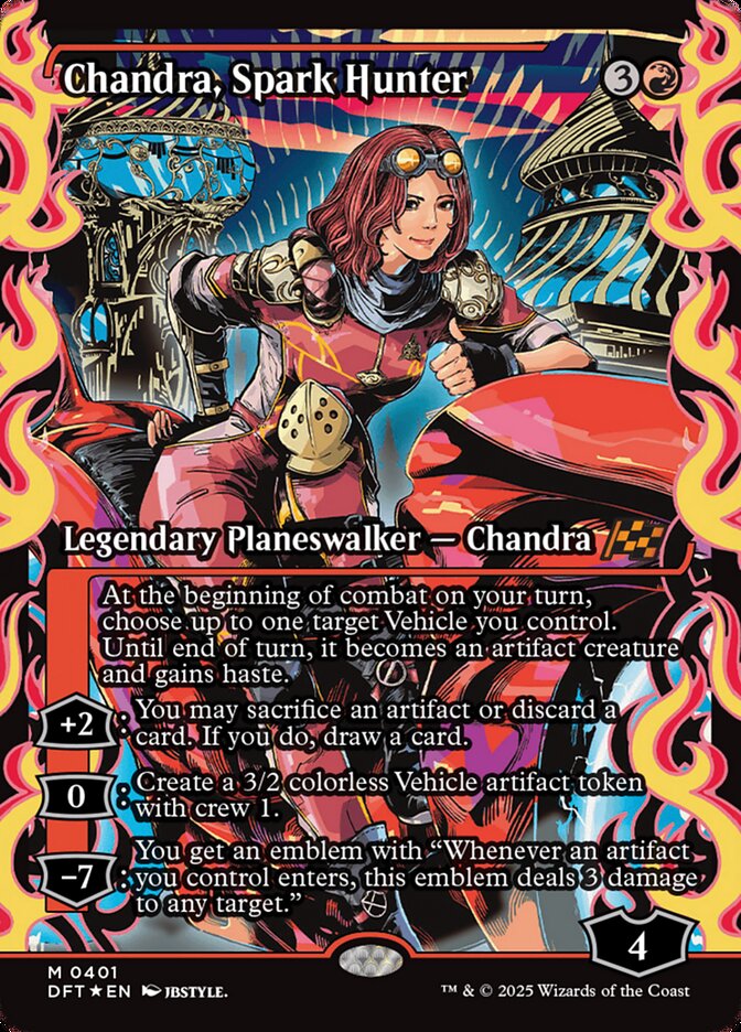 Chandra, Spark Hunter, Aetherdrift Card Art