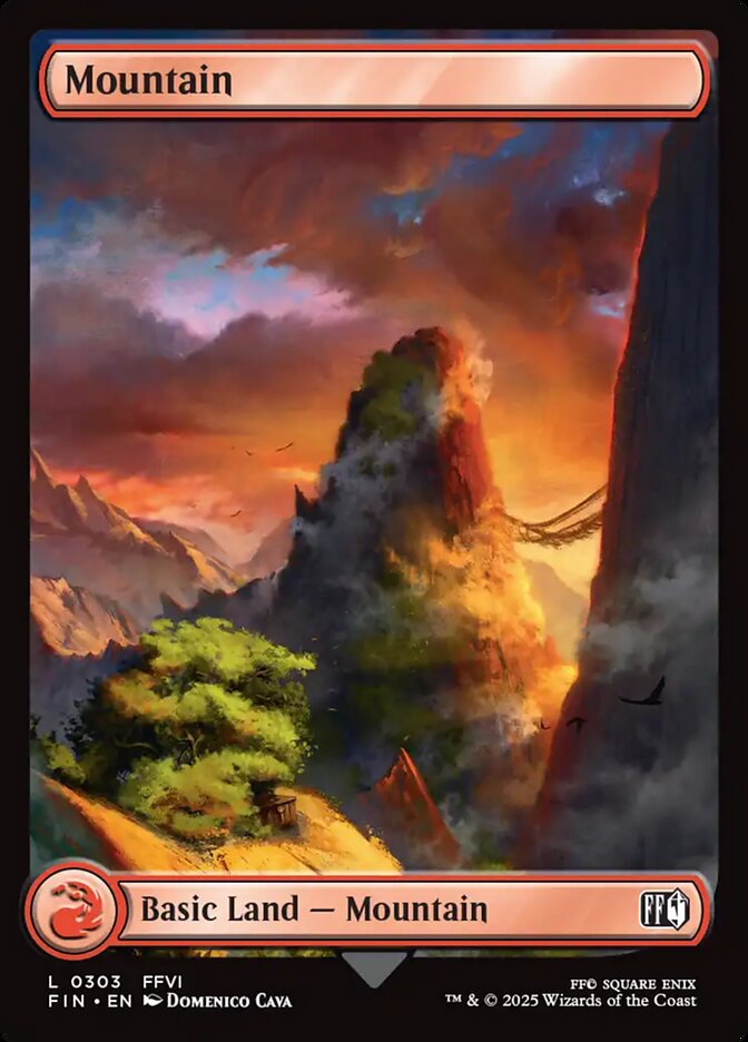 Mountain, Final fantasy Card Art