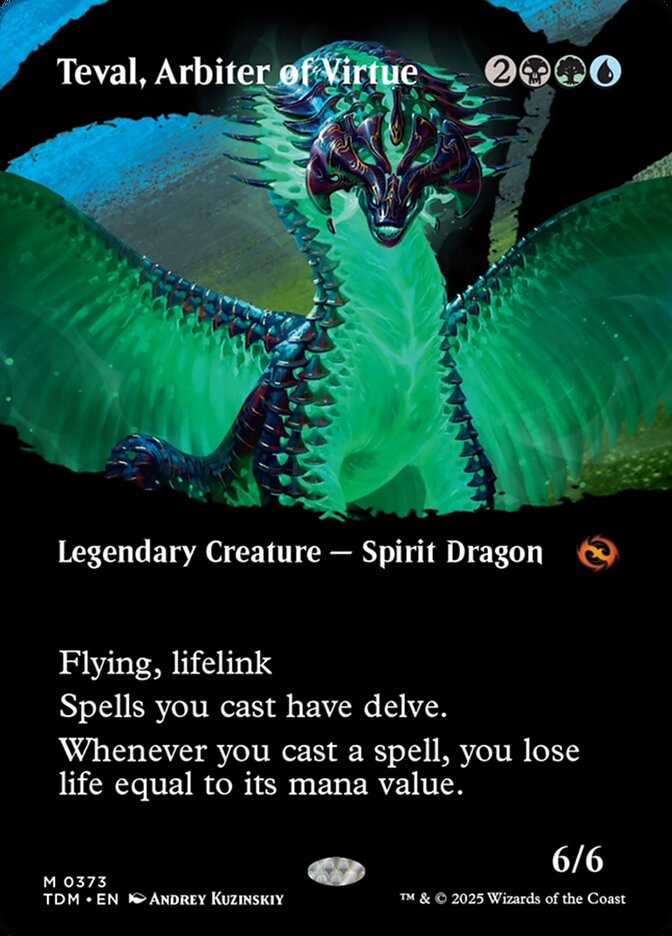 Teval, Arbiter of Virtue, Tarkir: dragonstorm Card Art