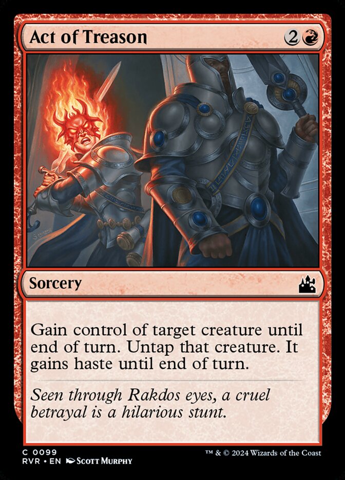 Act of Treason, Ravnica remastered Card Art