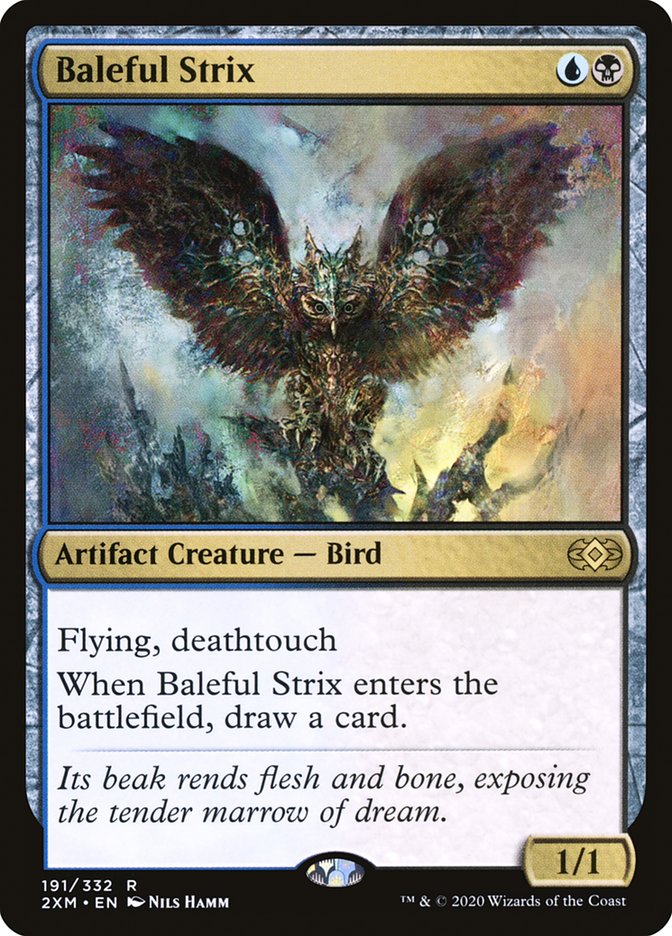Baleful Strix, Double Masters Card Art