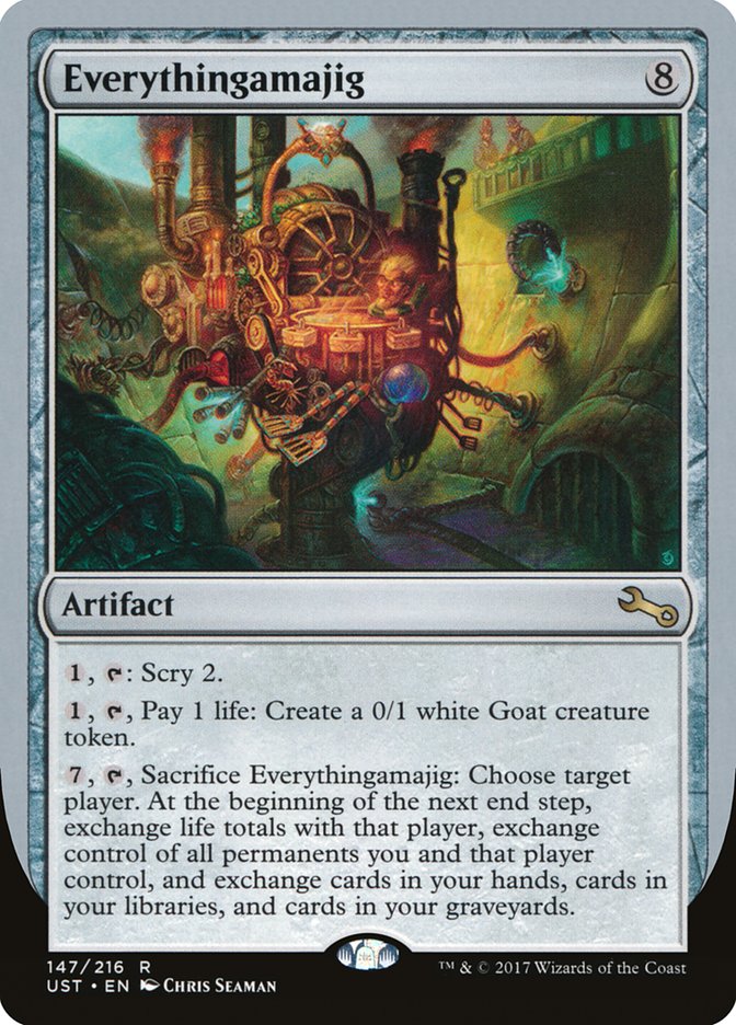 Everythingamajig, Unstable Card Art