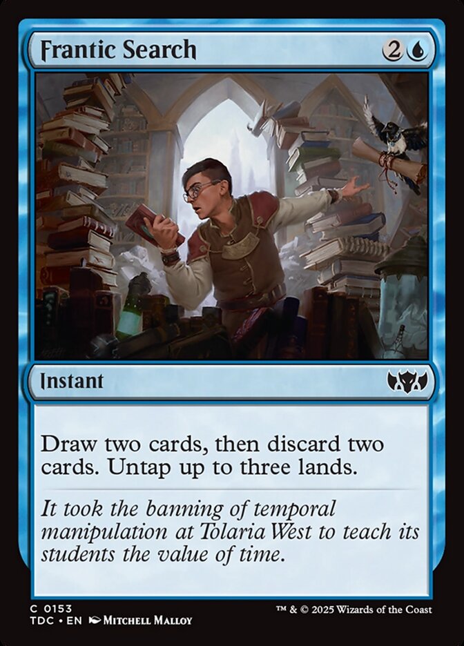 Frantic Search, Tarkir: Dragonstorm Commander Card Art