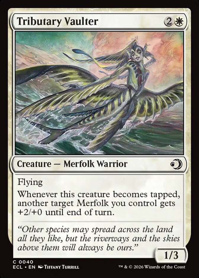 Tributary Vaulter, Lorwyn Eclipsed Card Art
