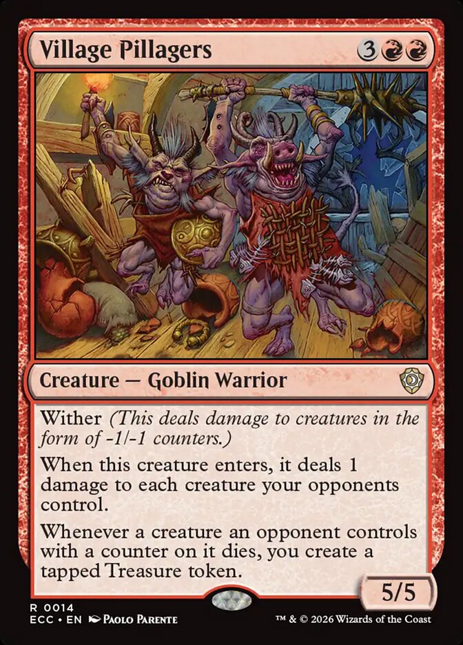 Village Pillagers, Lorwyn Eclipsed Commander Card Art