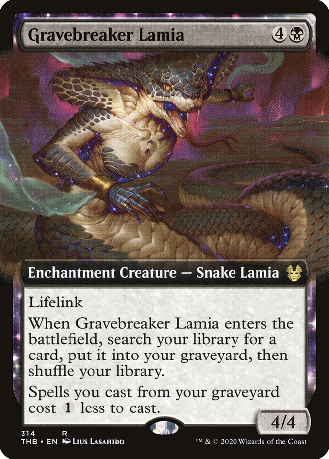 Gravebreaker Lamia, Theros beyond death Card Art