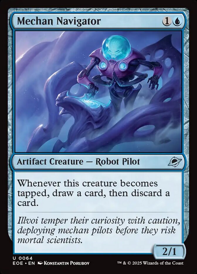 Mechan Navigator, Edge of eternities Card Art