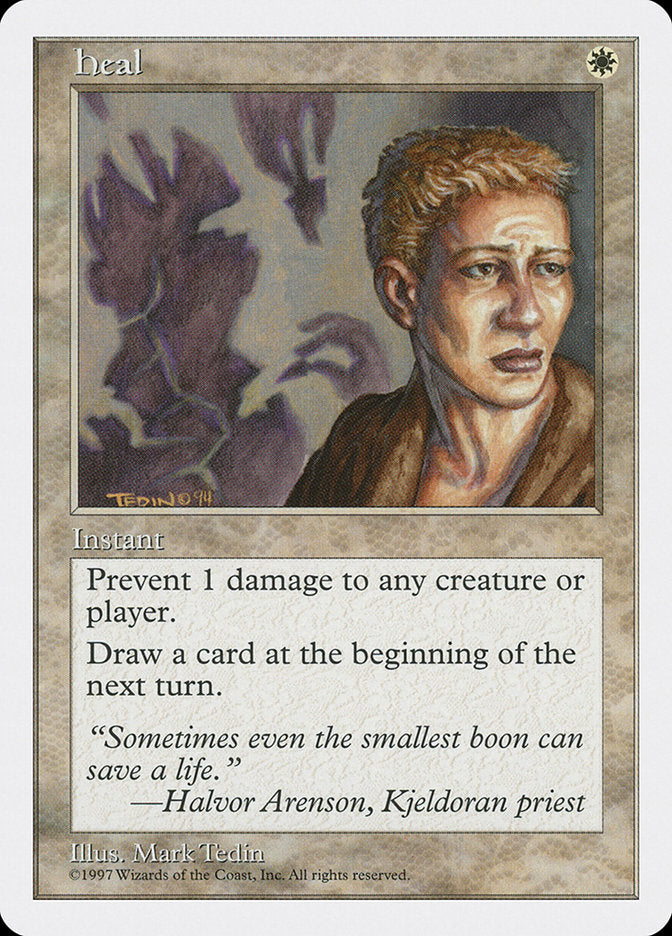 Heal, Fifth edition Card Art