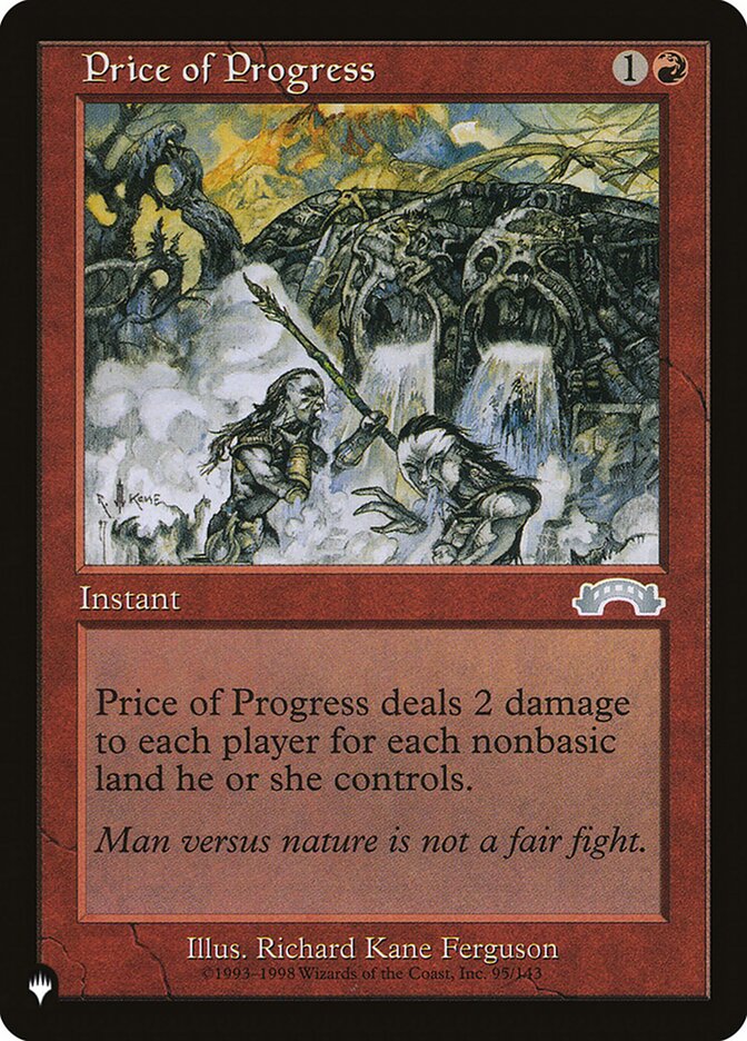 Price of Progress, The List Card Art