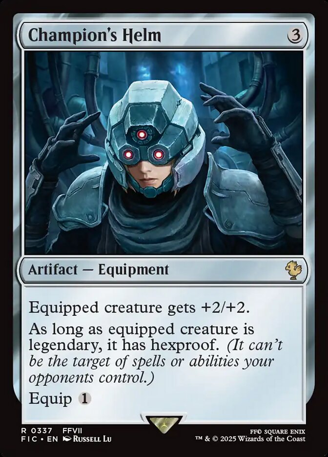 Champion's Helm, Final fantasy commander Card Art