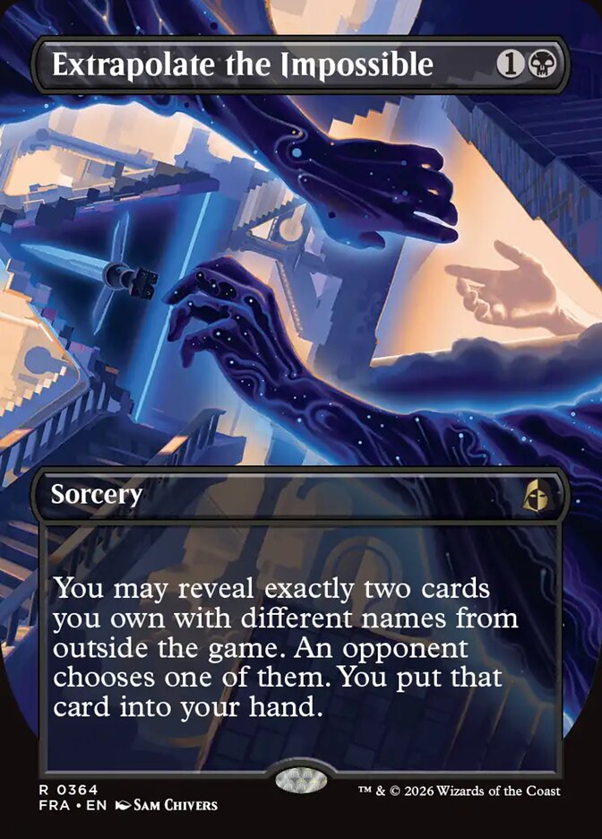 Extrapolate the Impossible, Reality Fracture Card Art