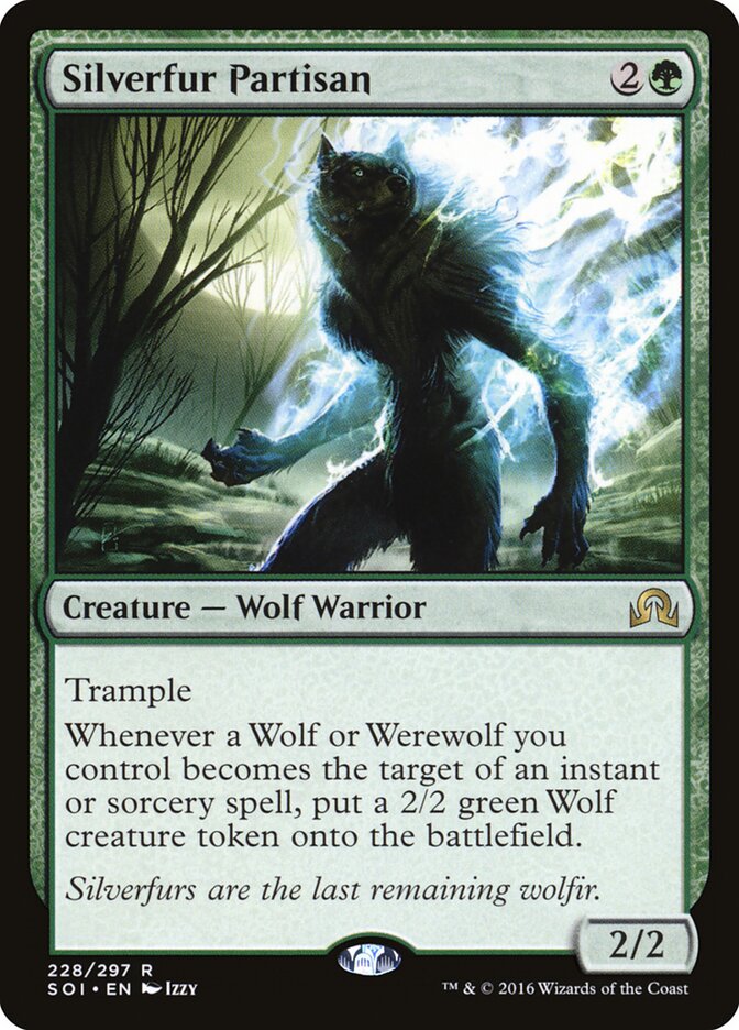 Silverfur Partisan, Shadows Over Innistrad Card Art