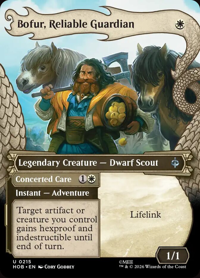 Bofur, Reliable Guardian // Concerted Care, The Hobbit Card Art