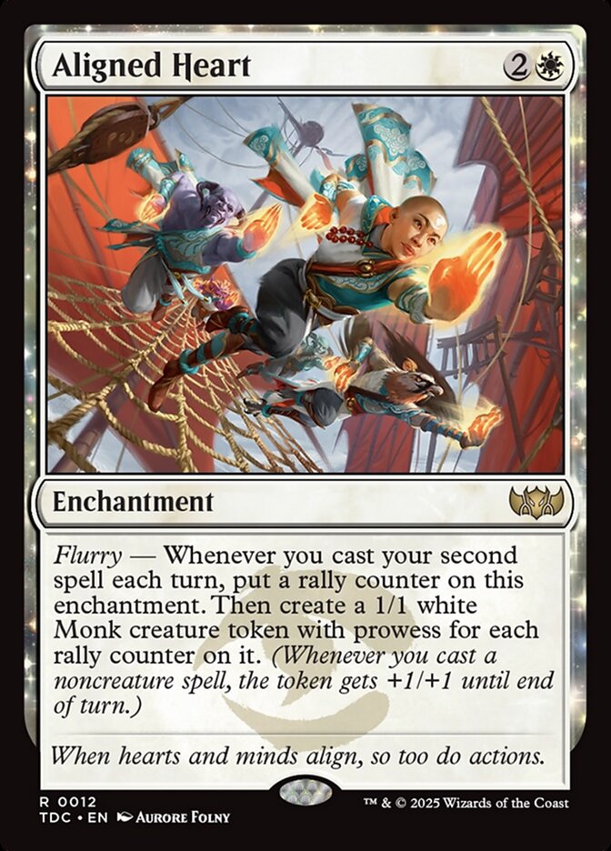 Aligned Heart, Tarkir: Dragonstorm Commander Card Art