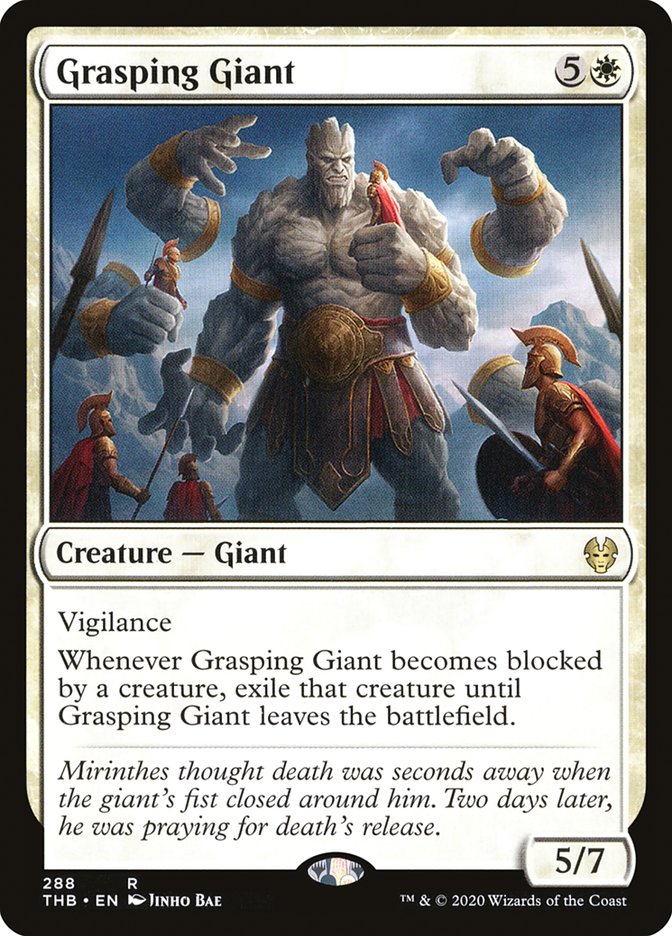 Grasping Giant, Theros beyond death Card Art