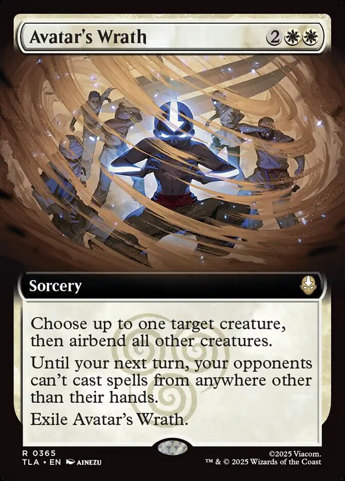 Avatar's Wrath, Avatar: The Last Airbender Card Art
