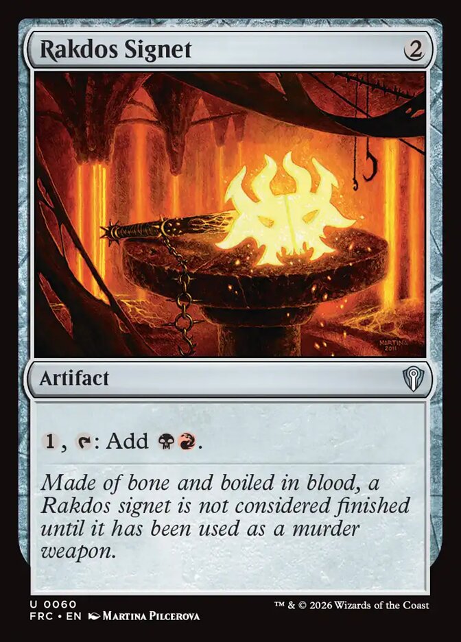 Rakdos Signet, Reality Fracture Commander Card Art